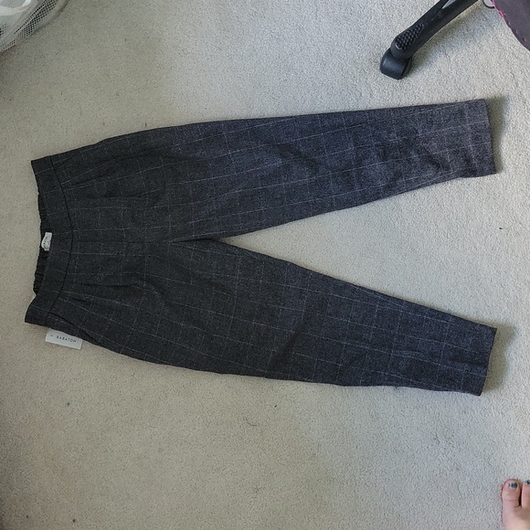 aritzia babaton cohen pant dark grey window pane - Picture 3 of 4